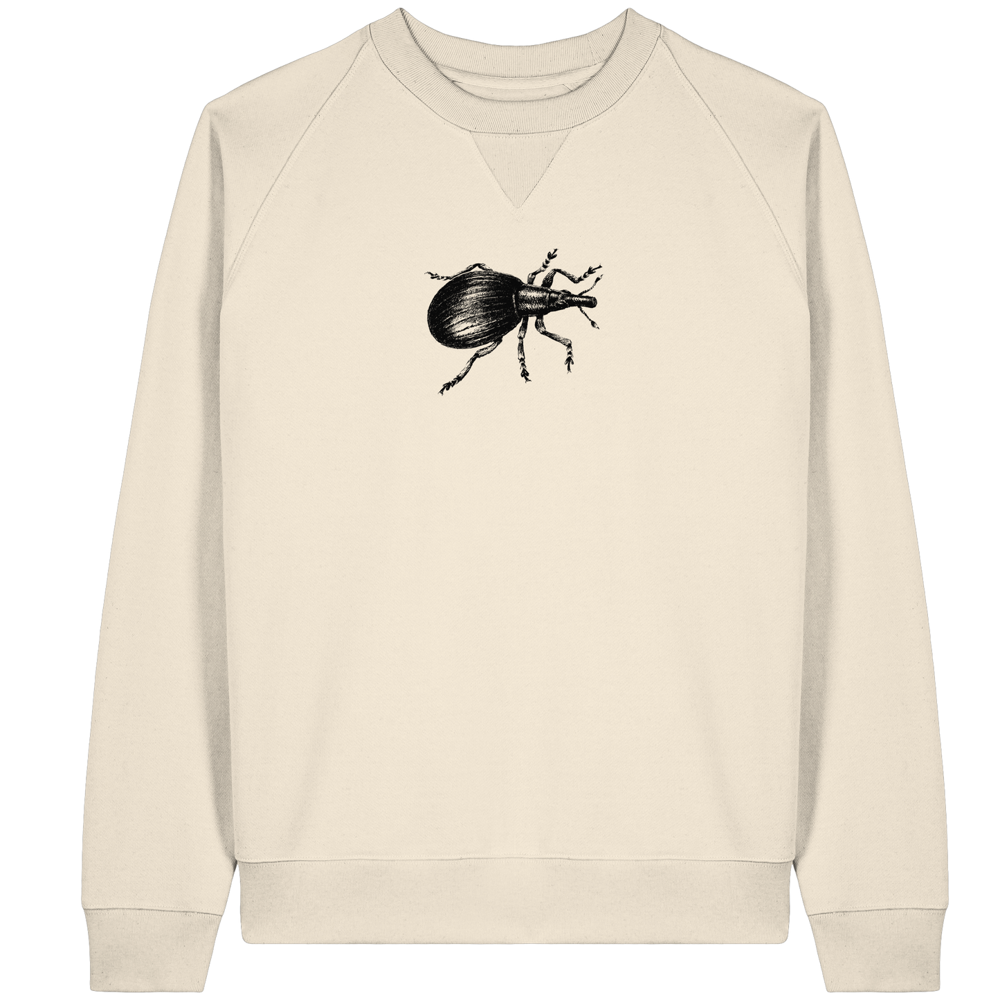 Halligfliederspitzmausrüsselkäfer - Organic Raglan Sweatshirt