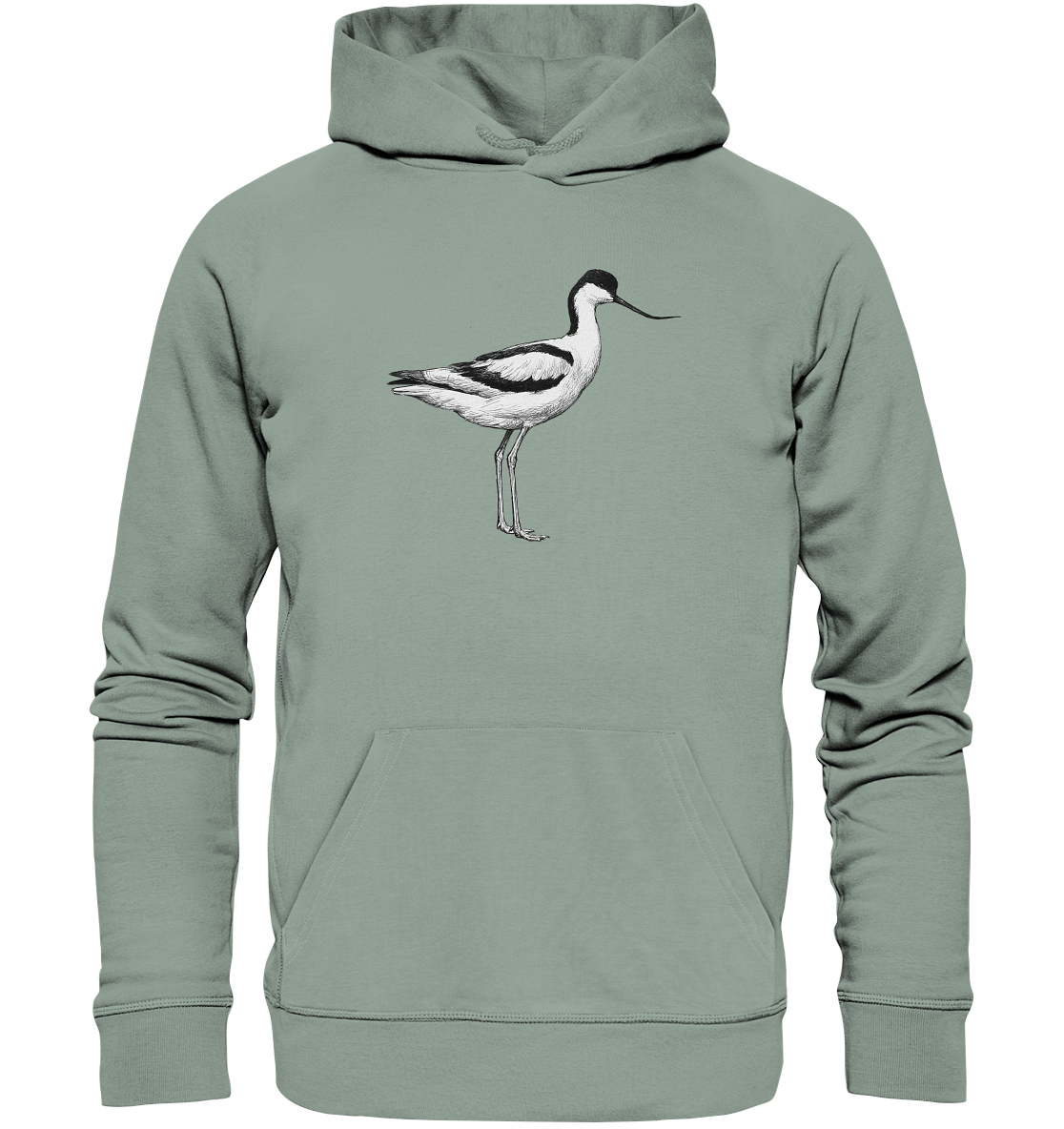 Organic Hoodie - Säbelschnäbler groß