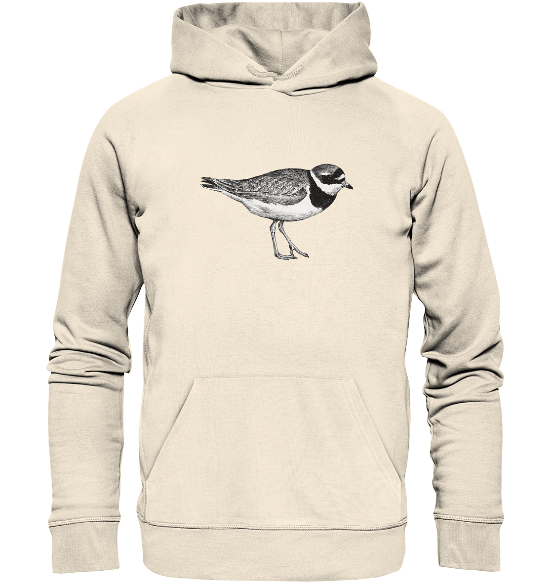 Organic Hoodie - Sandregenpfeifer groß